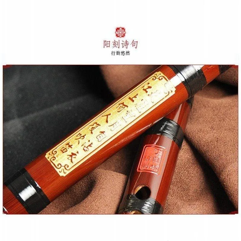 Bamboo Flute, Professional Dizi for Adults, Self-Learning Chinese Musical Instrument, High-Quality Kuzhu Material, Easy to Play view 2