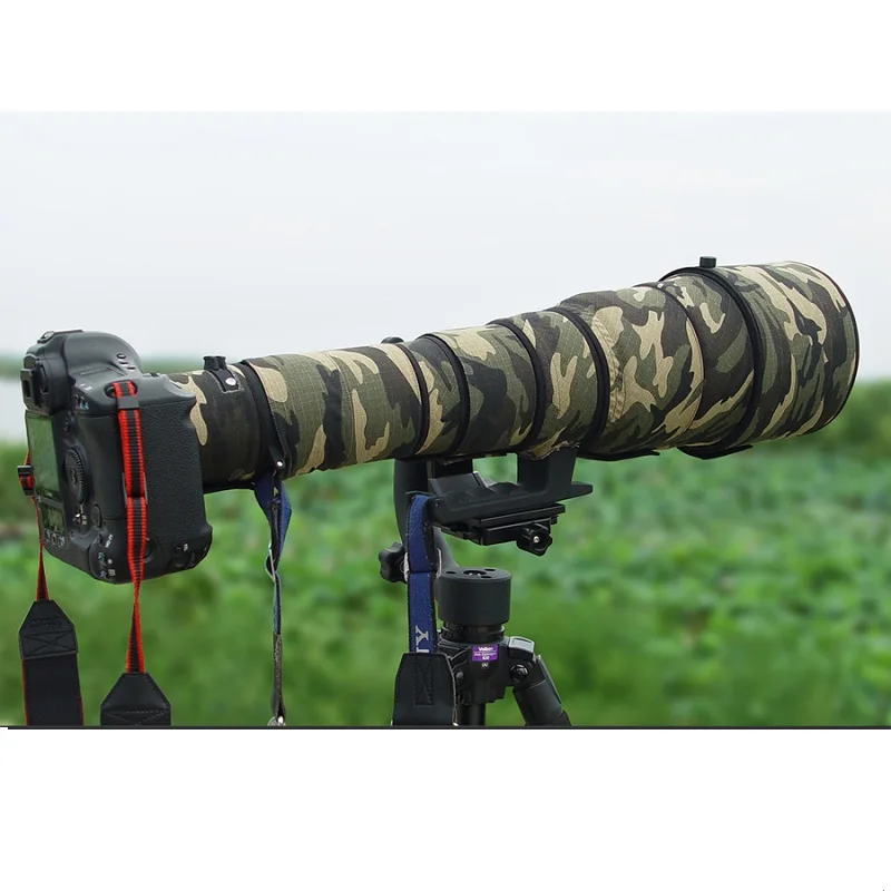 For Sigma APO 300-800mm f/5.6 EX DG HSM Lens Protective Sleeve DSLR Bag Camera Case RO Lens Camouflage Coat Rain Cover