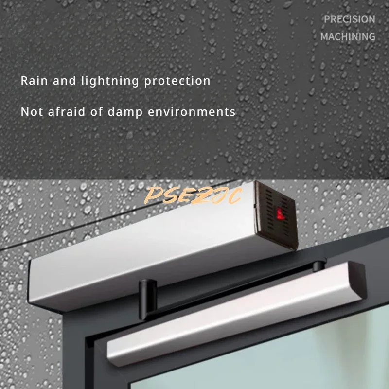 Automatic Door Opening Machine Rain Proof Electric Door Closing Intelligent Induction Motor Curved Arm Automatic Door