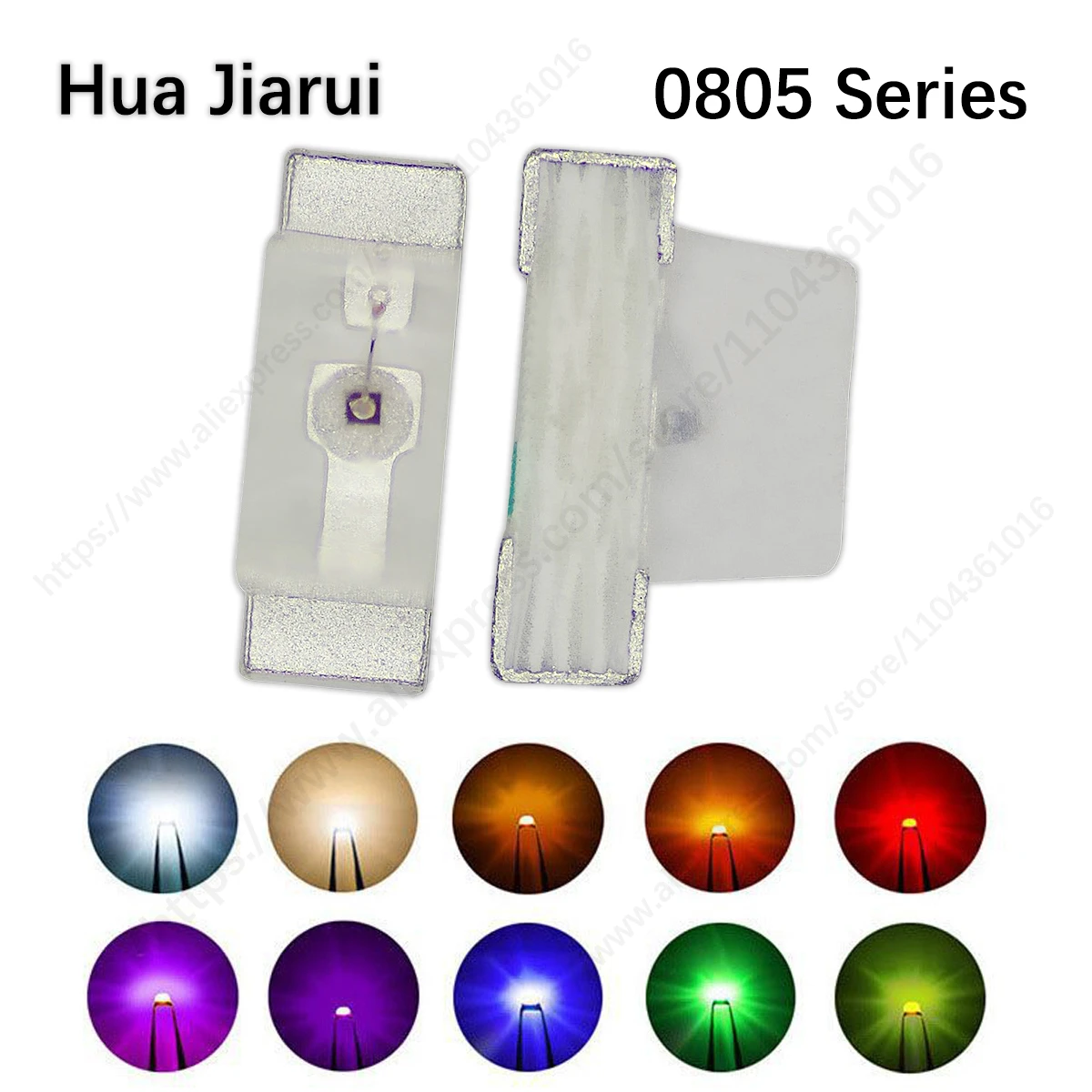 

High Brightness 0805 Side-Emitting LED 10 Colors: Red, Blue, Yellow, Green, White, Orange, Pink, Purple, Ice Blue, Golden | 2106