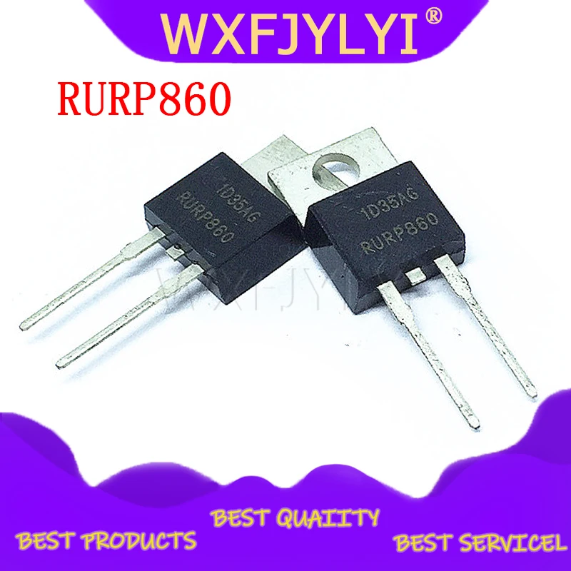 

5pcs/lot RURP860 TO-220 8A 600V fast recovery diode new