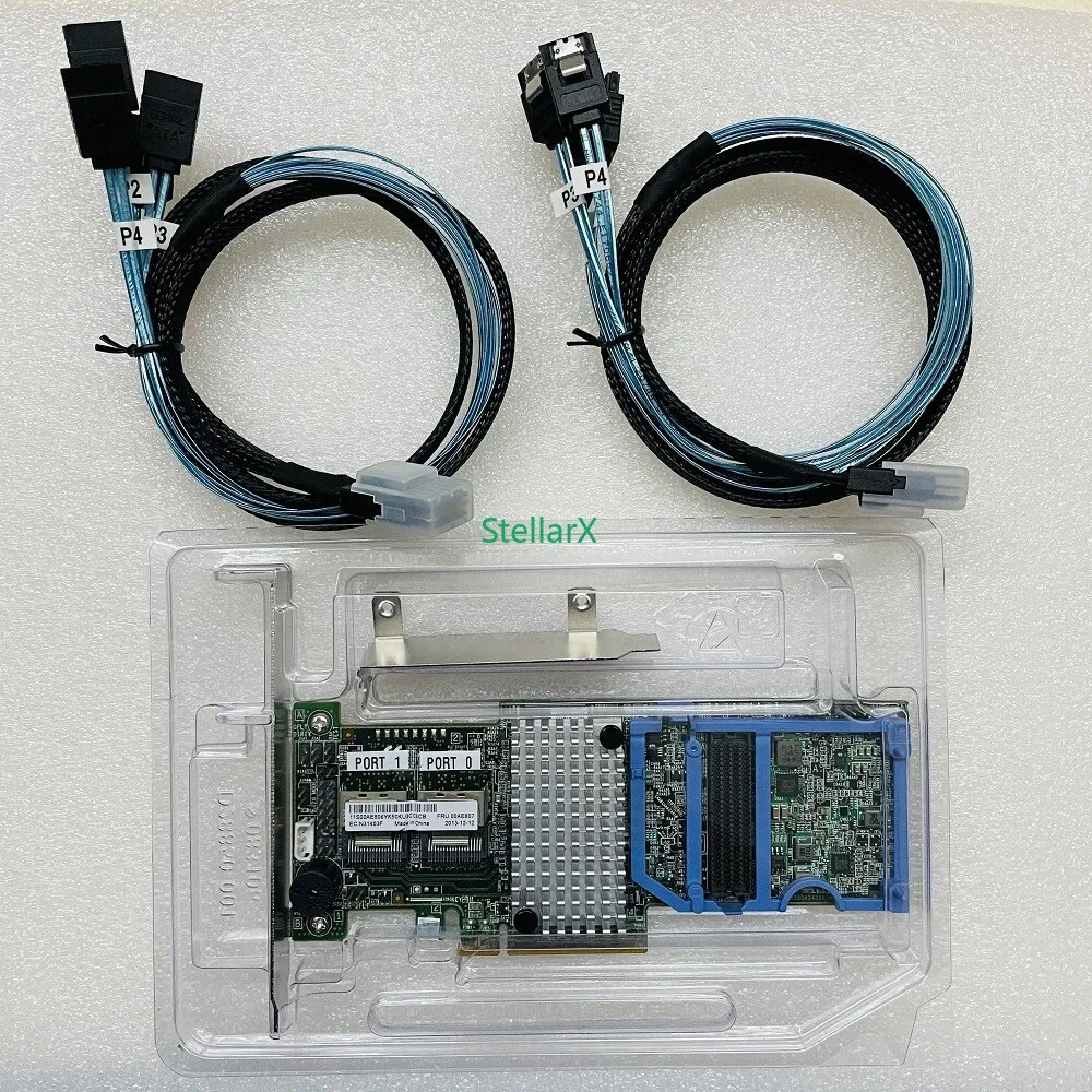 

IBM M5110 Flashed To It Mode = 9207-8i PCI-E LSI P20 IT Mode ZFS + кабель 8087