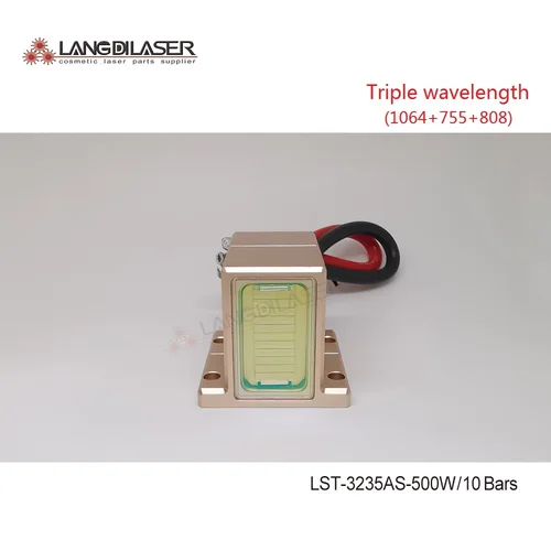 Imagen 2 del producto Pila láser de diodo LST-3235AS para cabello permanente Remvoal/1064nm + 755nm + 808nm/3 barras de longitud de onda ensambladas mixtas