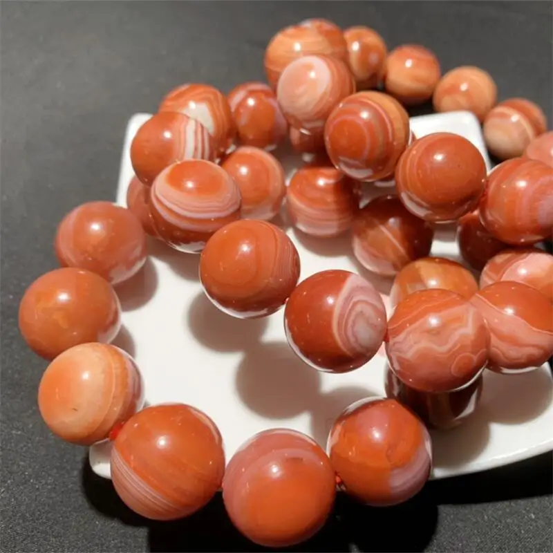 18MM Natural Persian Agate Bracelet Reiki Healing Fengshui Stone Fashion Jewelry For Women Holiday Gift 1PCS