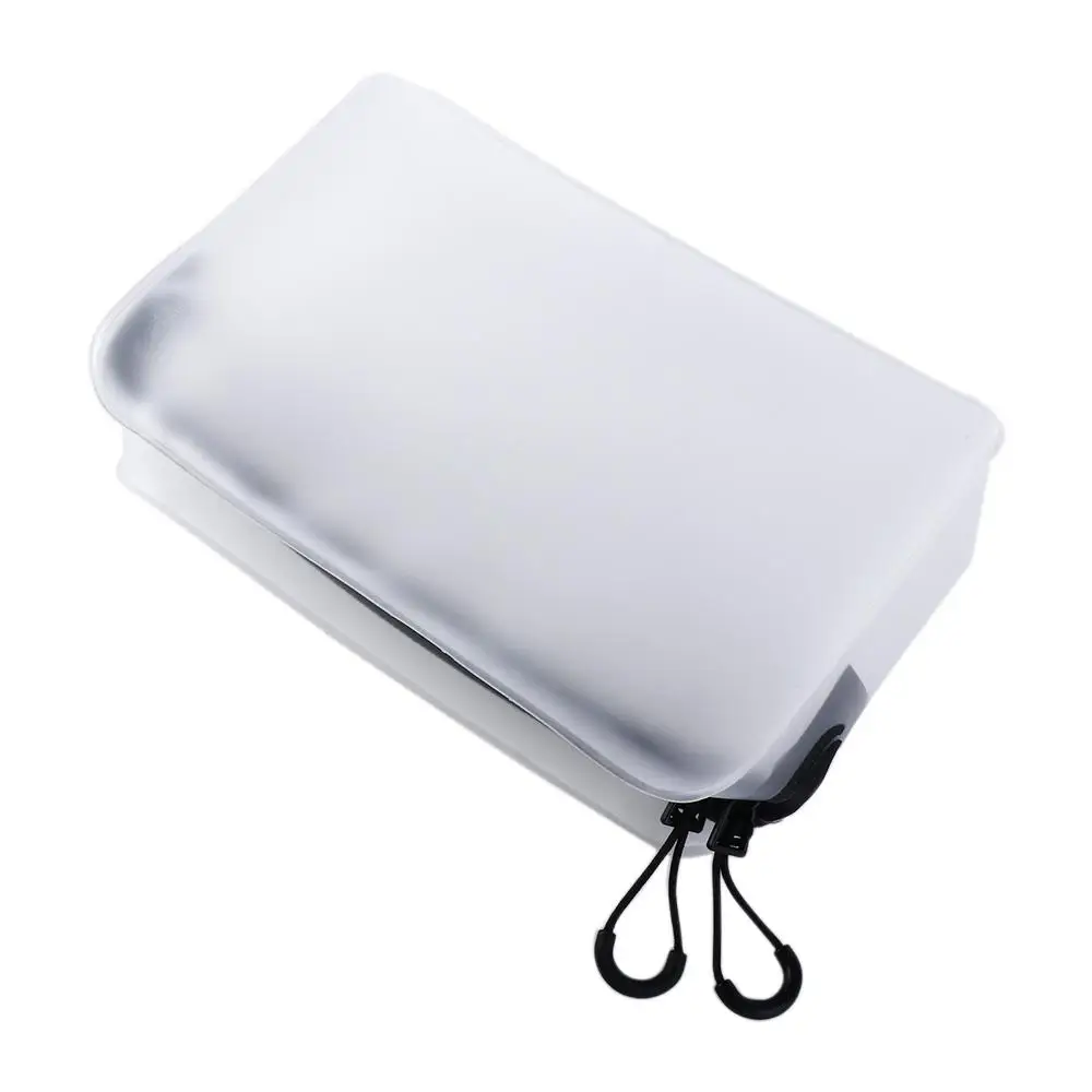 Soft Film Bag Matte Transparent TPU Cosmetic Bag Women Make Up Case Travel Zipper Clear Makeup Organizer Bath Toiletry Bags
