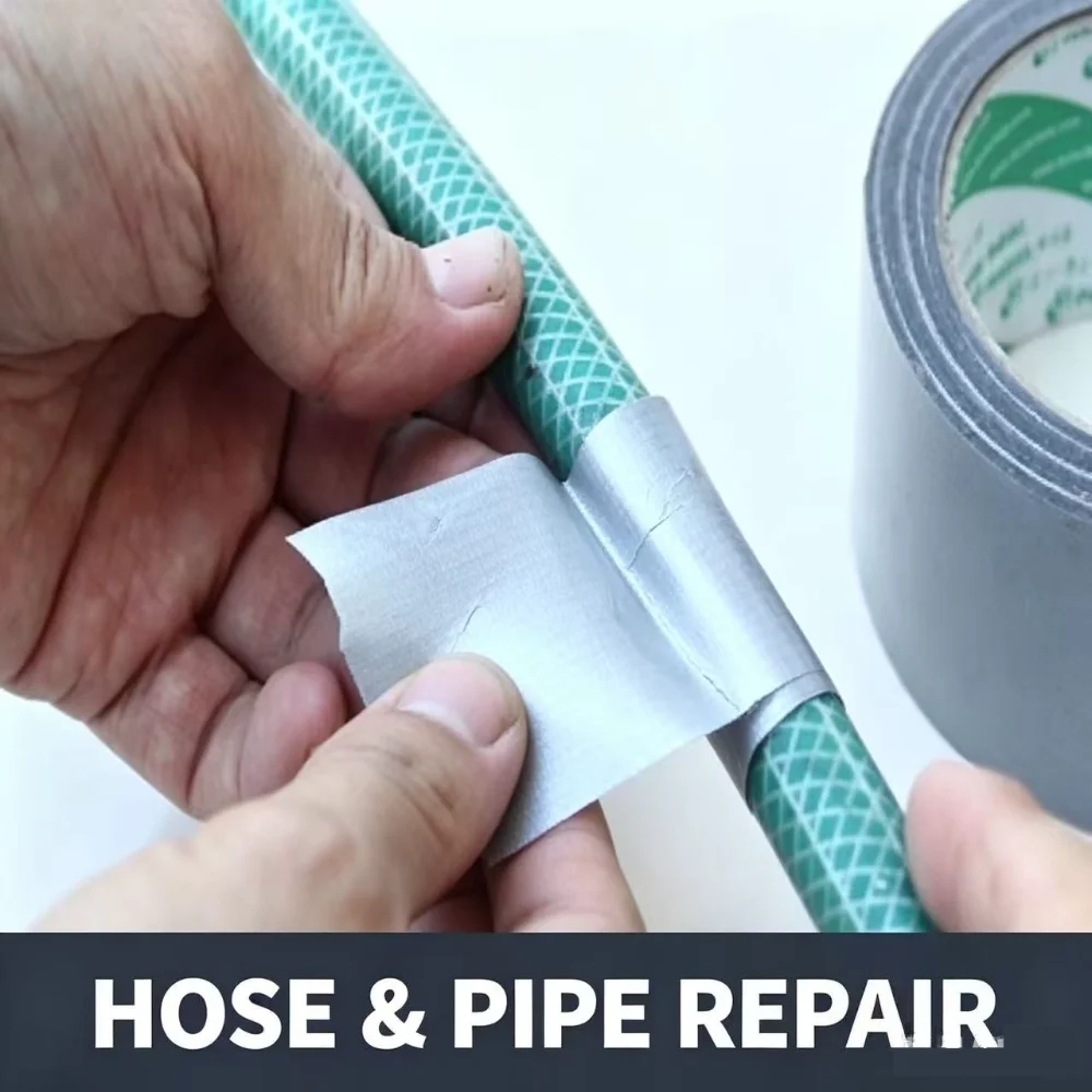 Silver Gray Duct Tape, Single Sided, No Residue, Wear Resistant & Easy Tear, for Carpet Seaming and Edge Sealing
