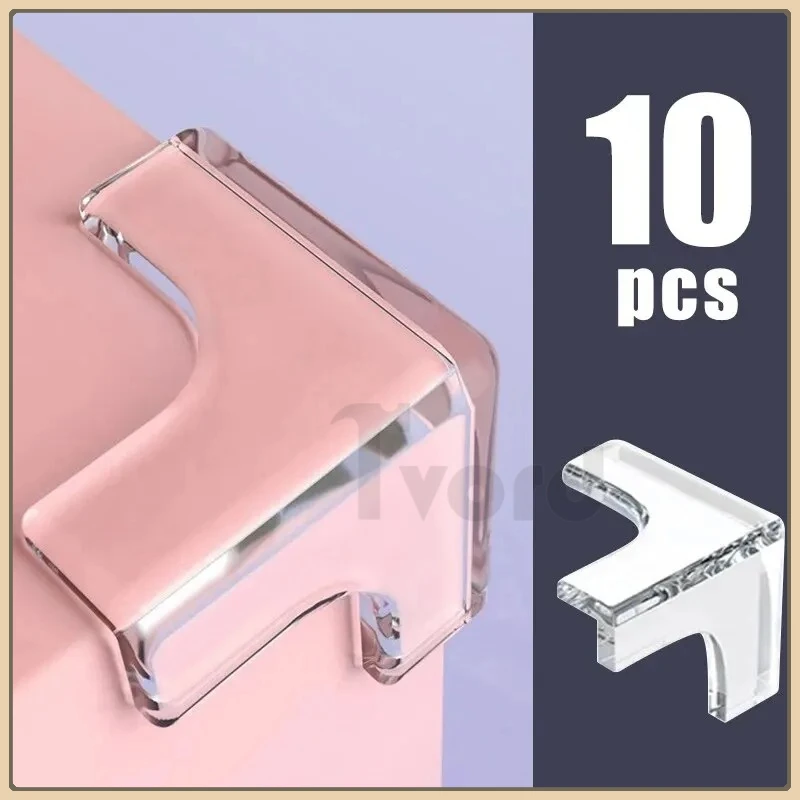 

10PCS/4PCS Clear Anti-collision Coffee Table Furniture Corner Protectors Children's Soft Corner Sheathing Living Room Decor