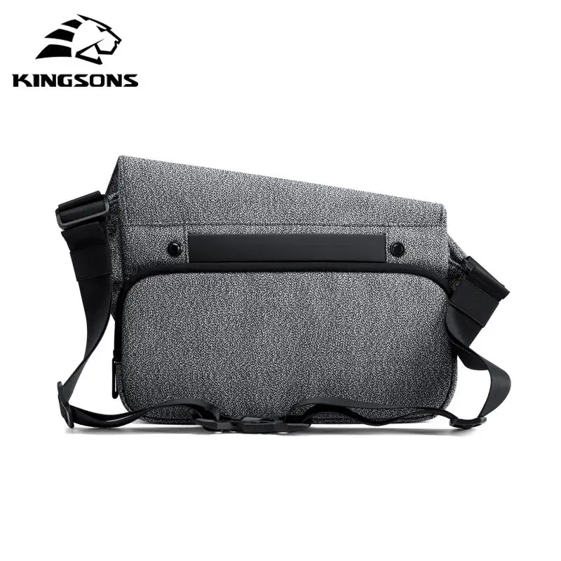 Kingsons Men Crossbody Bag Male Messenger Bag Waterproof Sling Bag Chest Bag 10 Inch Tablet Bag Business Casual Sling Bag