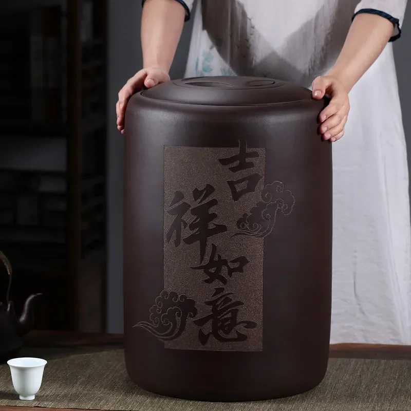 

Tea Case Ceramic Box Ceramic Jar Lid Kimchi Containers Leaves Porcelain Container Tarro Ceramica Con Tapa Tea Leaves Container