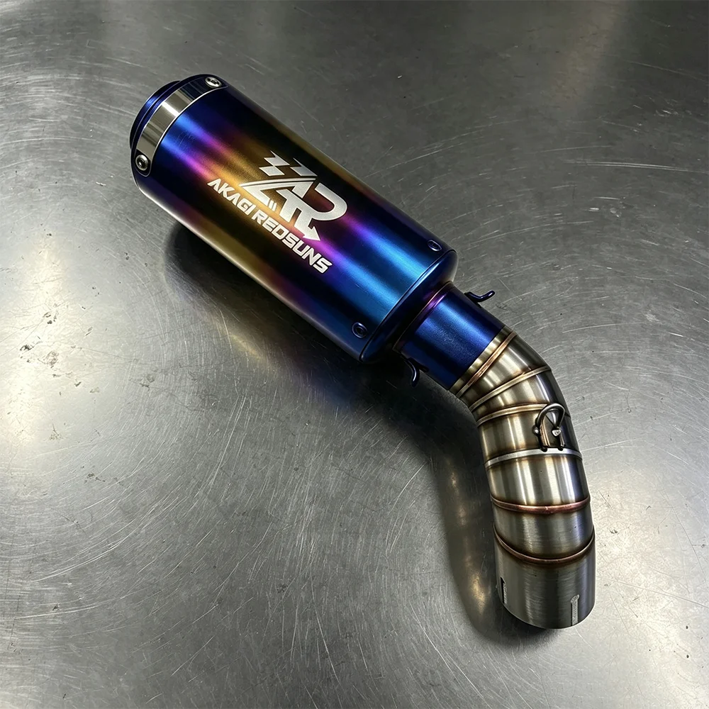 No Welding Motorcycle Exhaust Mid Pipe Stainless Steel Compatible For Kawasaki Z900 2017-2021 Z900E A1 A2