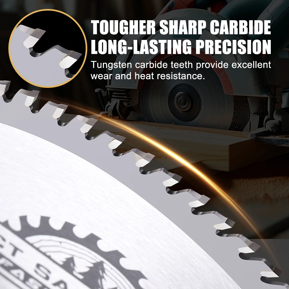 XCAN 1pc Circular Saw Blade Carbide Wood Cutting Disc TCT Saw Blade 185x20mm Tipped Cutter Woodworking Tools 20/24/40/60/80T