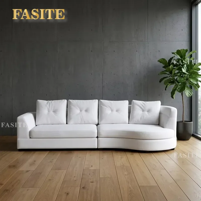 Wholesale Modern Velvet Fabric Combination Sofa Set - Comfortable Sofa, Suitable for Villa Living Room Sofa Combination -