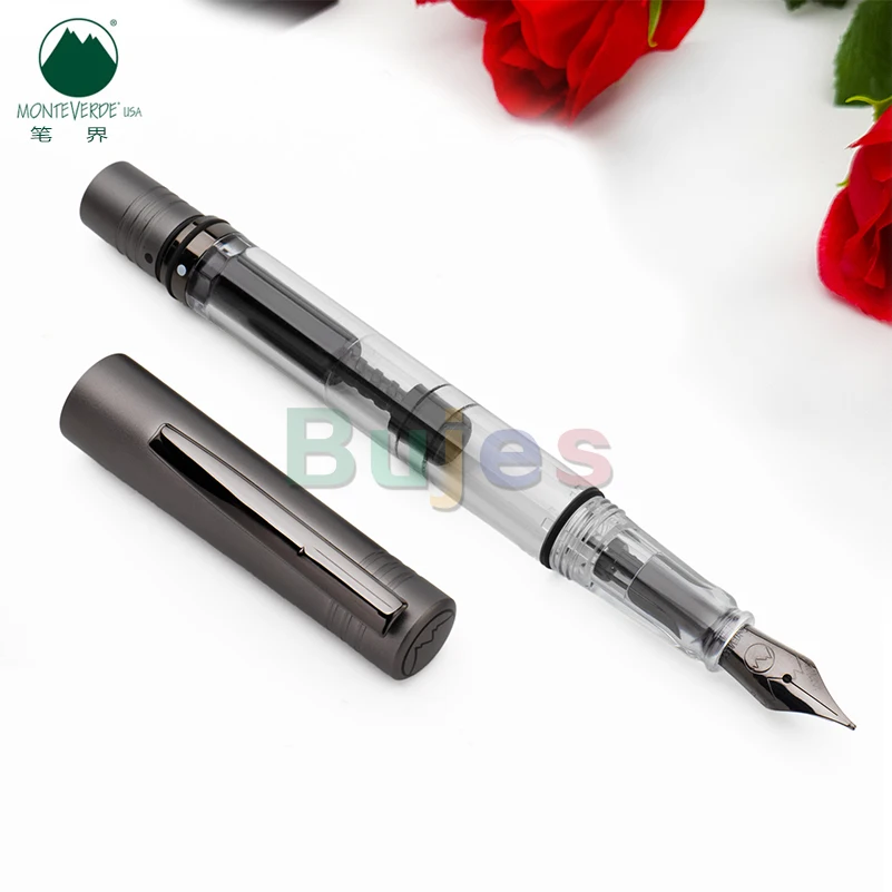 American Monteverde Fountain Pen - JOWO Elastic Nib, Piston Ink Absorption ,