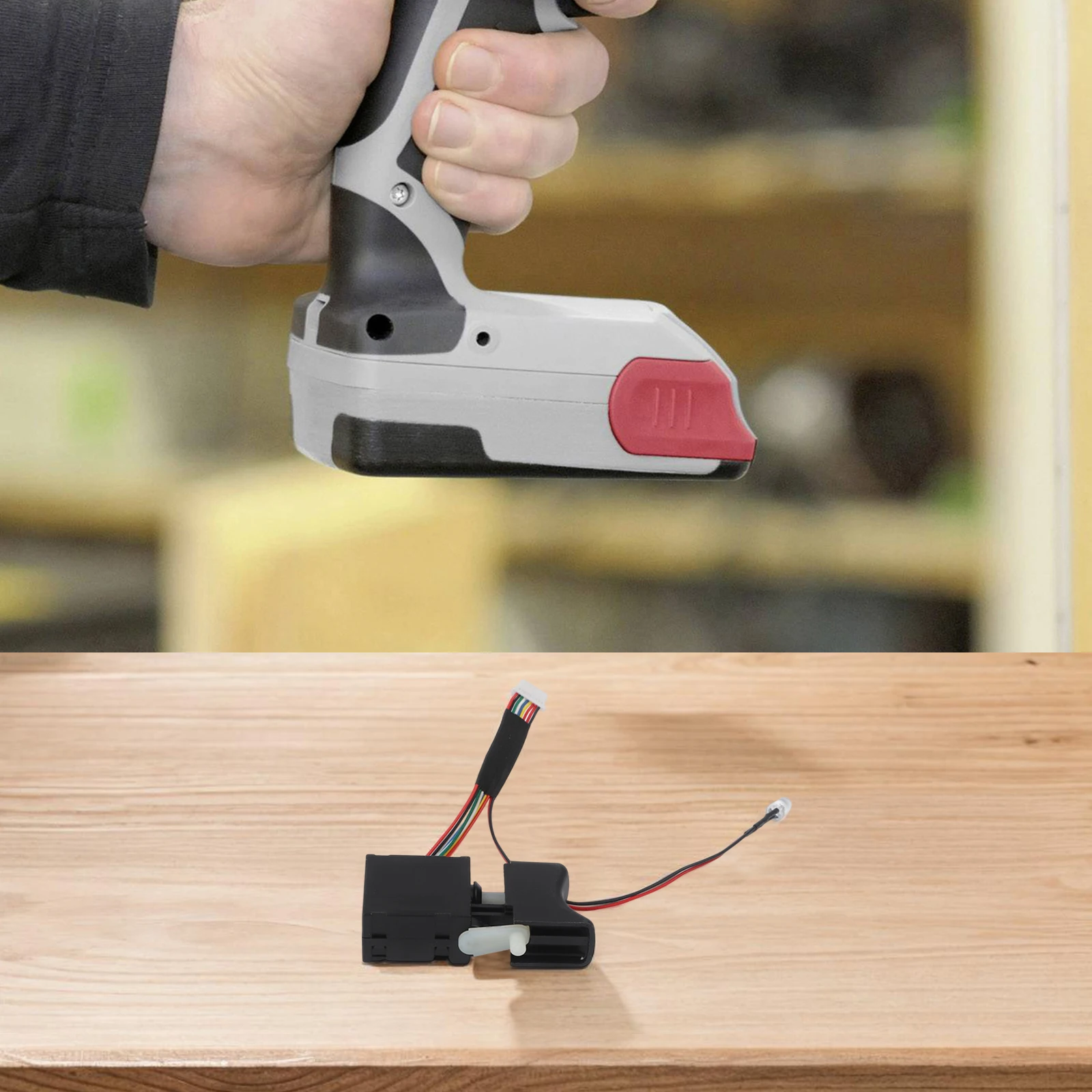 

Небольшой корпус, удобная стабильная производительность, триггерный переключатель, гаечный ключ, 1 шт., беспроводной электрический триггерный переключатель, 36 В, сборка