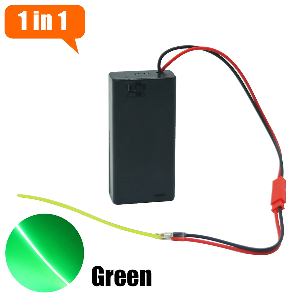 3V 110mm 190mm 300mm LED COB Filament Flexible Batterielampe Weiß Grün Eisblau Rosa Retro Edison Glühbirne Teile LED-Diode Deko