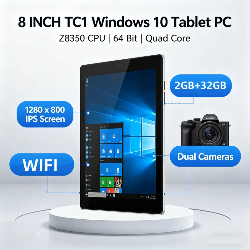 8 inç T10 Windows 10 Tablet PC - Khadas Vim4 8Gb incelemesi ve fiyatı