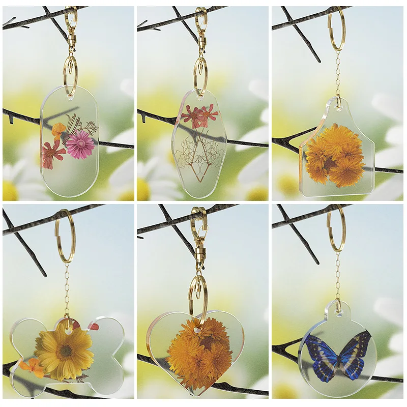 Vintage Heart Round Silicone Resin Mould Keychain Pendant Pet Dog Pendant DIY Crystal Epoxy Mould Jewelry Making Casting Mould