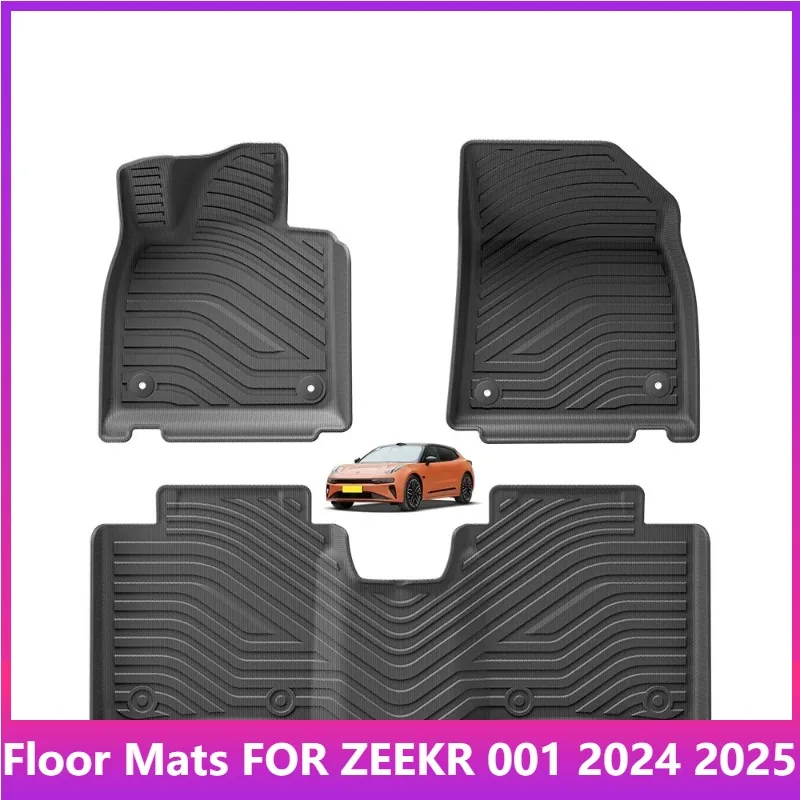 

Floor Mats For ZEEKR 001 2024 2025 TPE 3D Car Floor Mats Cargo Liner Trunk Pad Foot Mats All Weather Waterproof Accessories