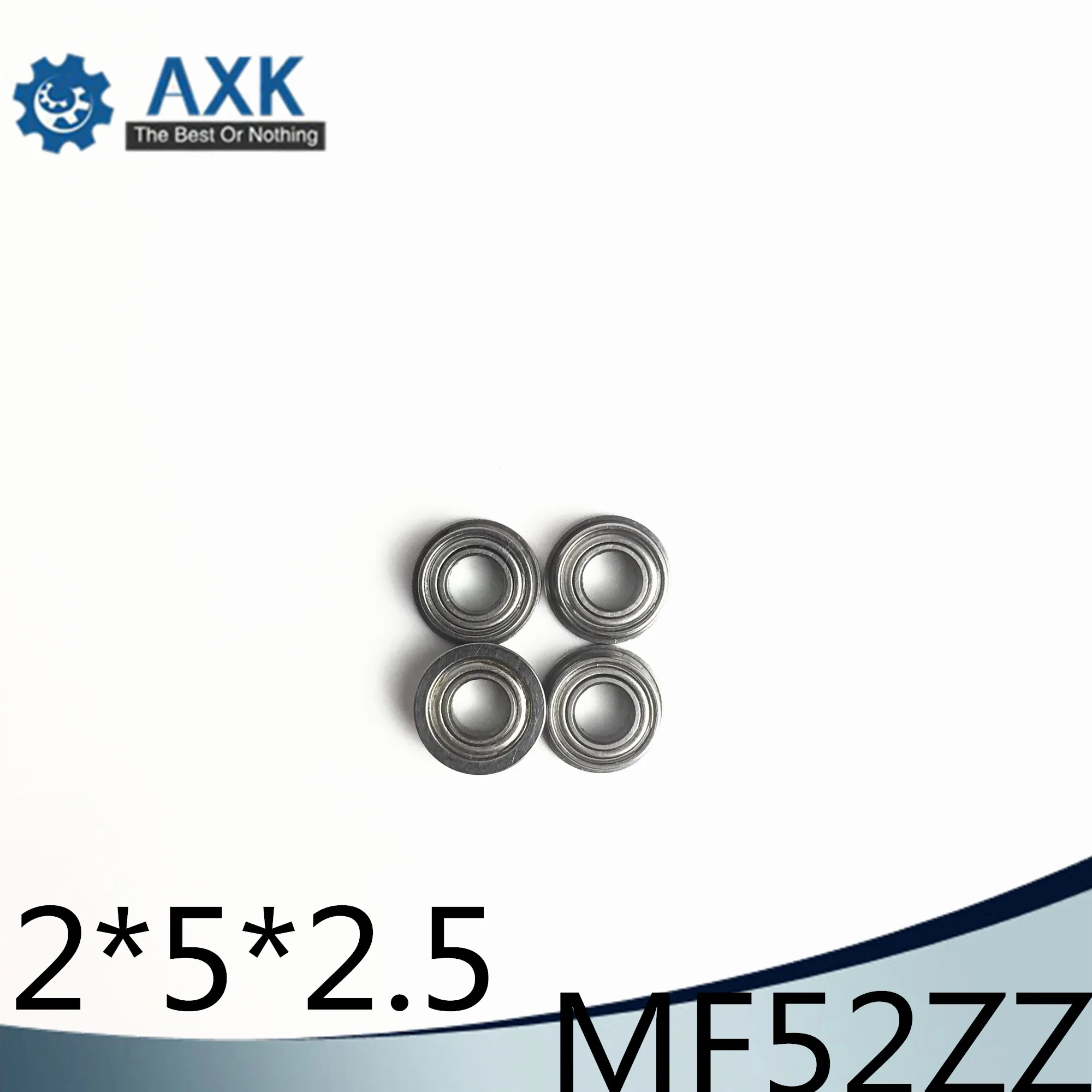 

MF52ZZ Flange Bearing 2x5x2.5 mm ABEC-1 ( 10 PCS ) Miniature Flanged MF52 Z ZZ Ball Bearings