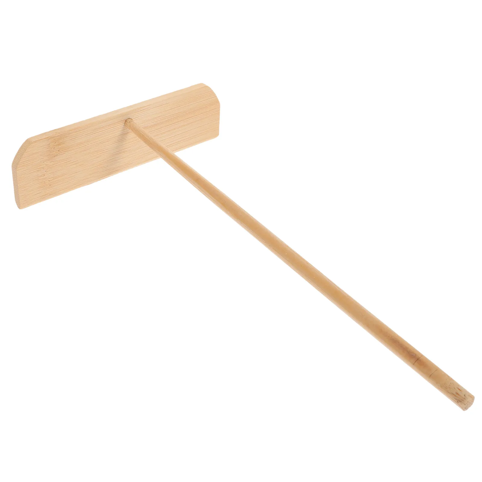 Bamboo Crepe Spreader Pancake Scraper 23x13x3.5cm Unvarnished Lightweight Kitchen Tool for Making Restaurant Quality