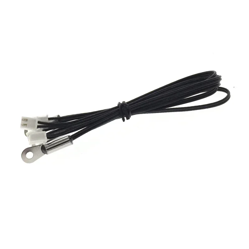 10pcs Temperature Sensor  10k B3435 Surface Fixed Temperature Probe M3  Aperture3.2MM Length20CM XH2.54- 2P Plug NTC Thermistor