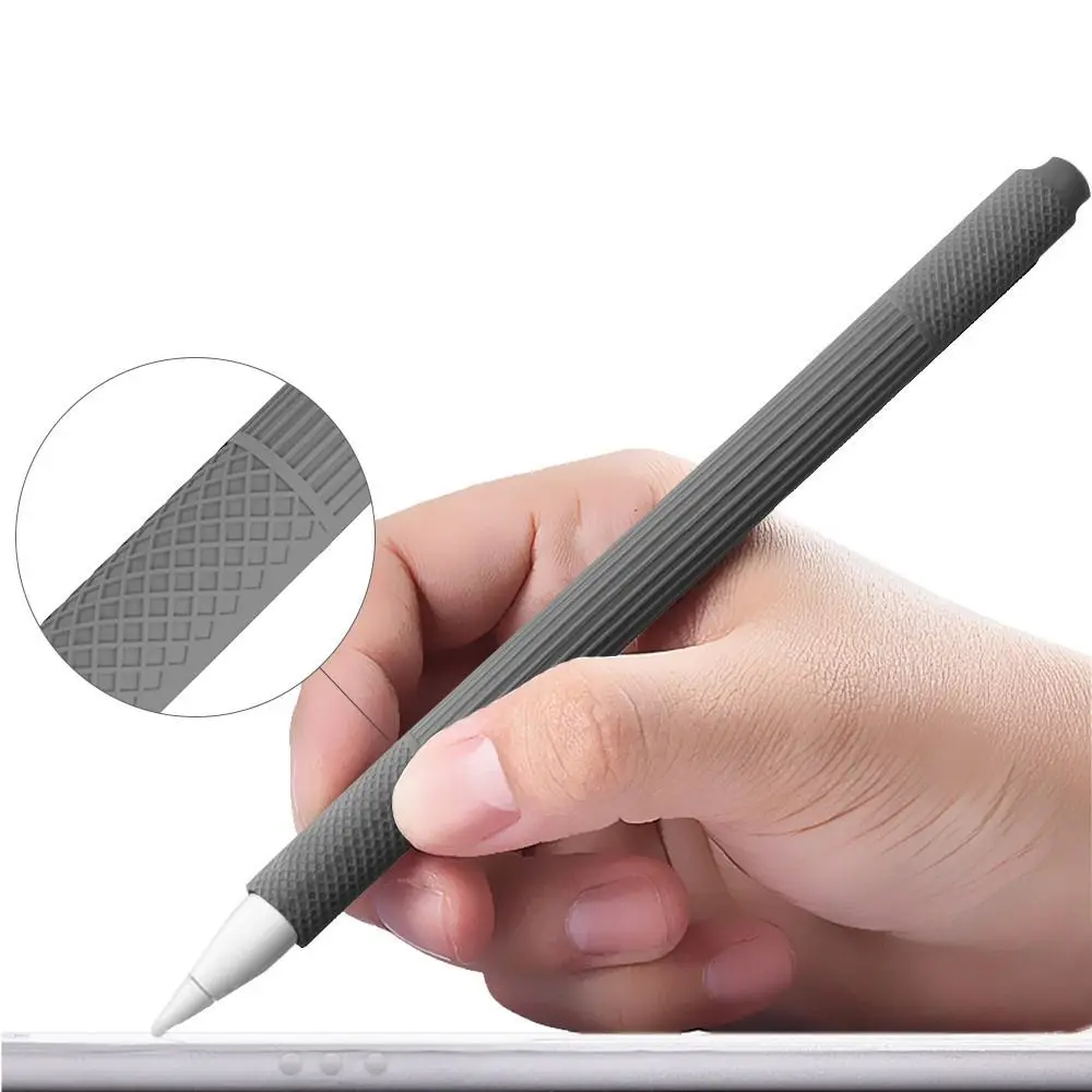 Silicone Pencil Case Protector, Cute Cartoon Stylus Pen Capa Protetora, Anti-Scratch Acessórios para Apple Pencil 2