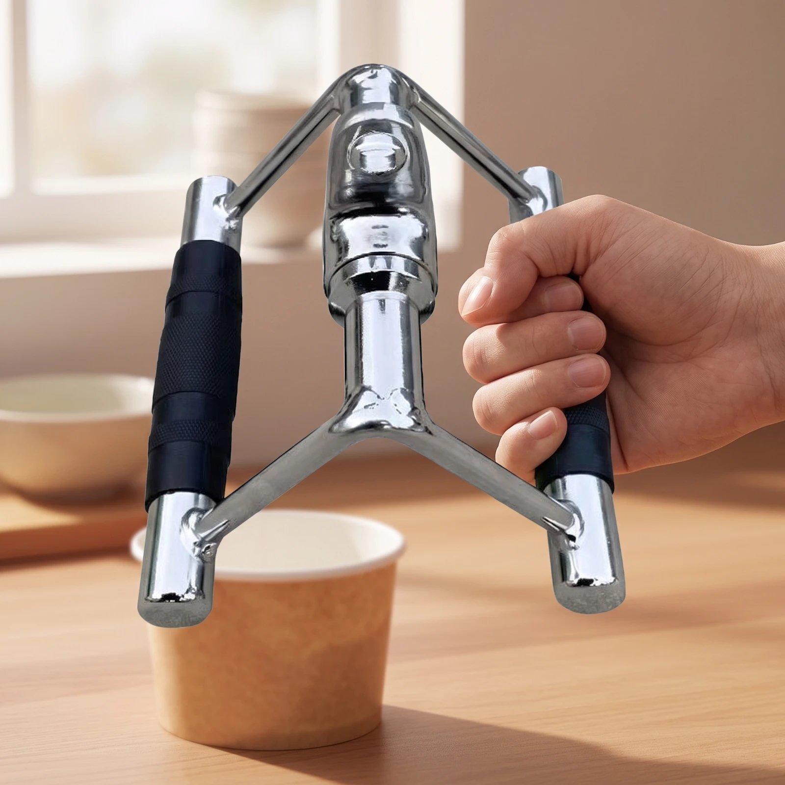 Rotating V Handle Chrome-Plate - Home Gym Usa review and price