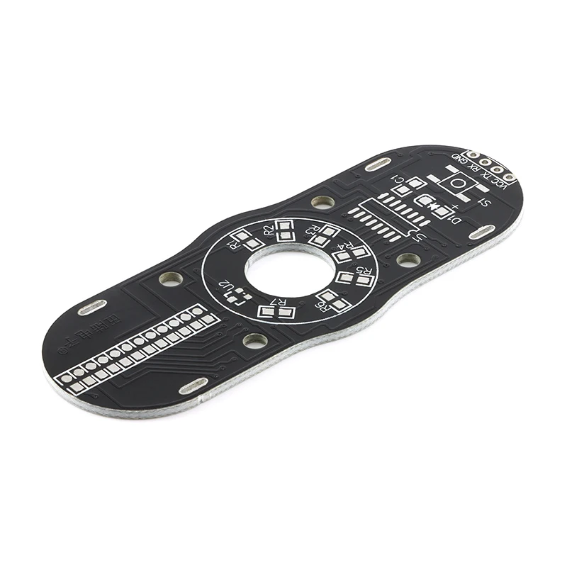 5Pcs/1pc LED Finger Spinner Kit Rotating Finger Spinner  Microcontroller-Programmable Fun Electronic DIY Components