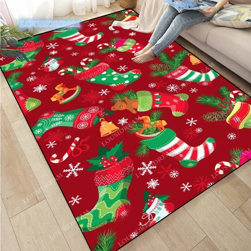 Christmas Gift Snowman Carpet Living Room Study Sofa Floor Mat rugs for bedroom  door mat  area rug  decoracion  kitchen mat