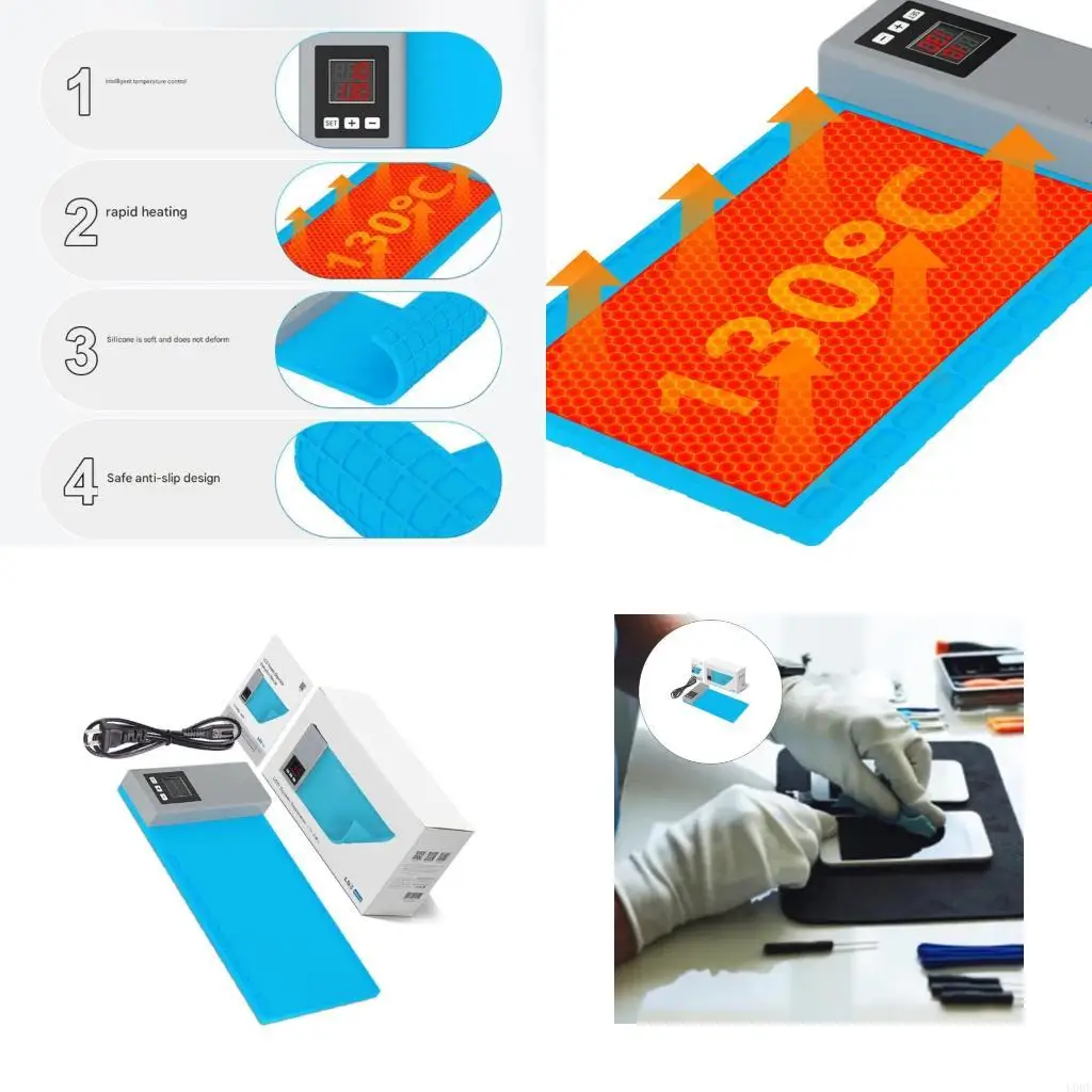   Ergonomic Mini Portable LCD Screen Removing Intelligent Temperature Control