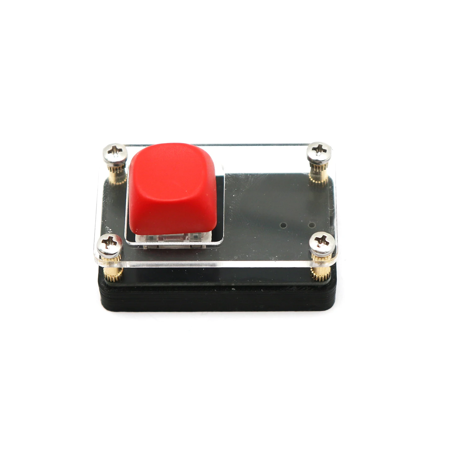 CW Telegraph Key Portable Amateur Radio Communication Key Mechanical Shaft Key for HAM Morse Code Training Practice