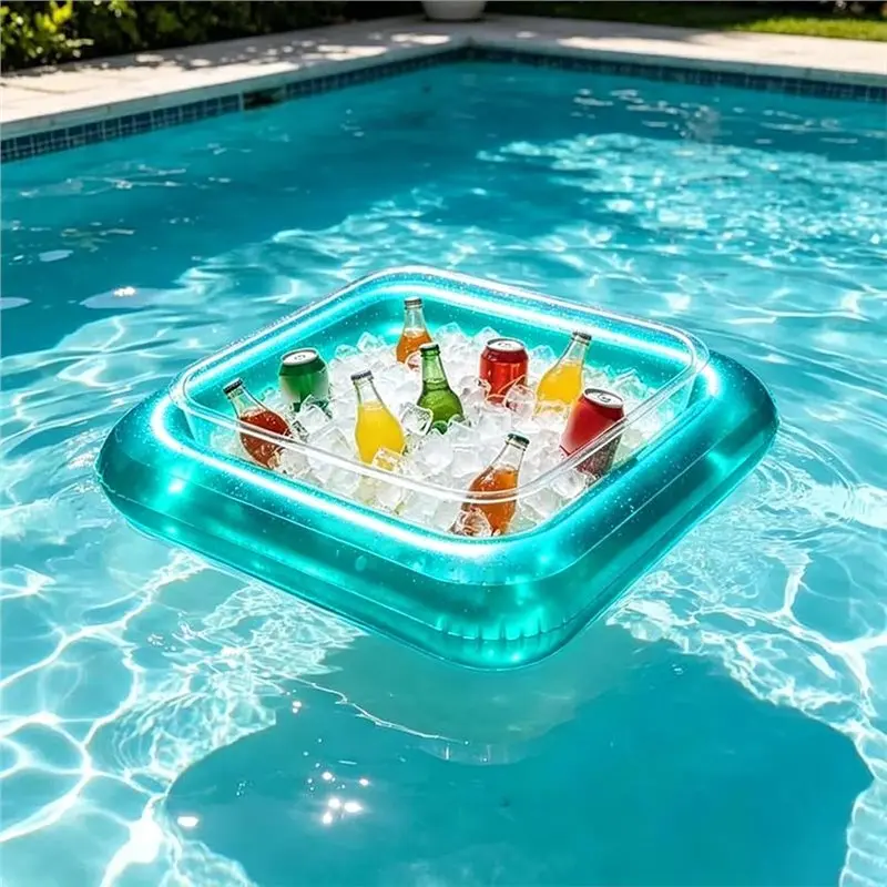 CYGJ-Inflatable Ice Serving Bar BBQ, Picnic, Camping, Beach Outdoor Supplies Green