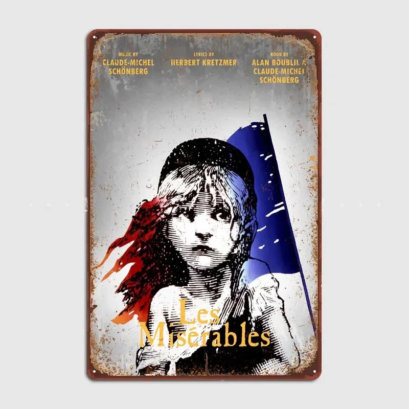 Custom Metal Sign Plate Decoration for Home Decorations Les Miserables for Pub Club Coffee Bar Garage Retro Wall Decoration Art