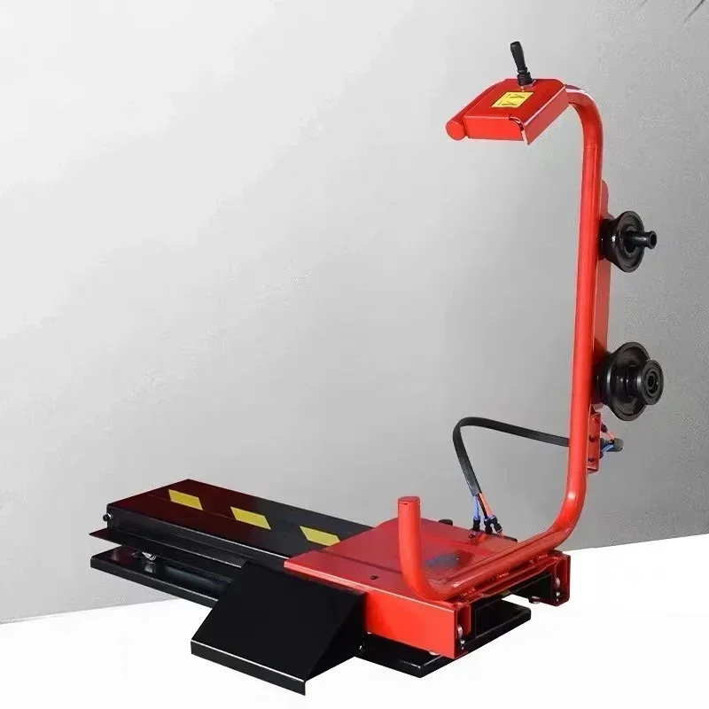 New Pneumatic Tyre Wheel Lifter for Wheel Balancer Universal Air Operation Tire Lifting Machine Wheel Moving Carrying Device