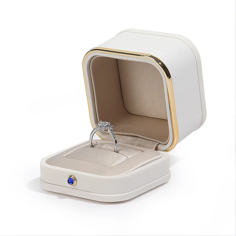 New Luxury Jewelry Box Jewelry Display Ring Pendant Necklace Gift Box Organizer Wedding Ring Storage Earrings Display