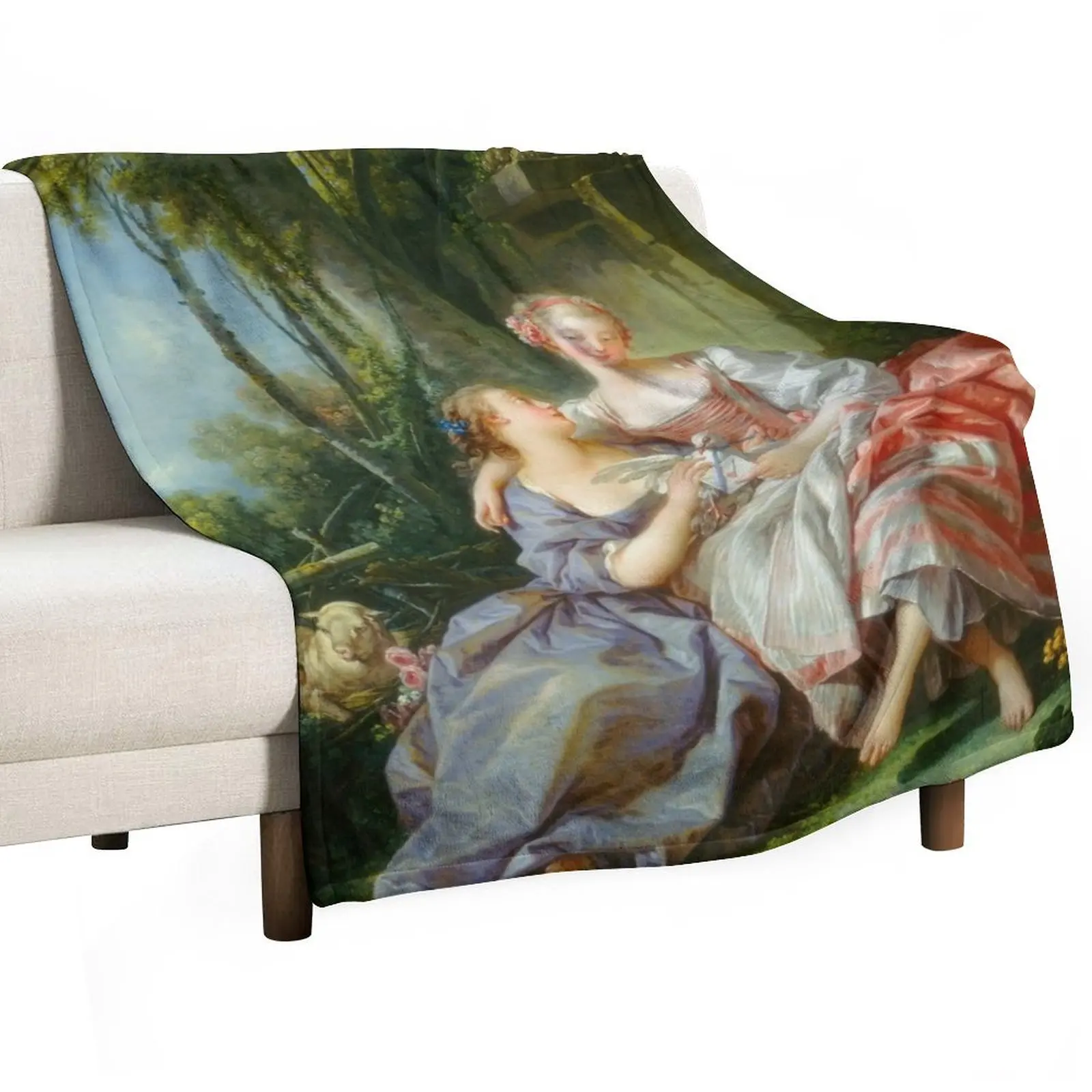 

Franois Boucher The love letter Throw Blanket halloween Furrys blankets and throws Luxury Blankets