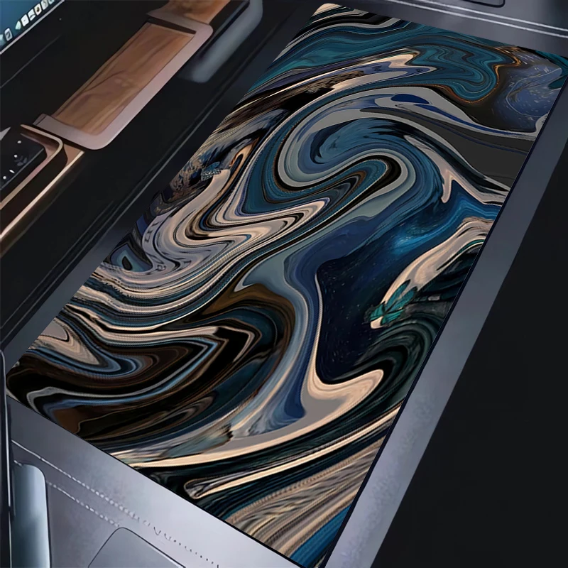 Mouse Pad Strata Liquid Gaming Accessories Gamer alfombrilla Computer Desk Mat Laptop Varmilo Rubber Anti Slip Keyboard Mousepad