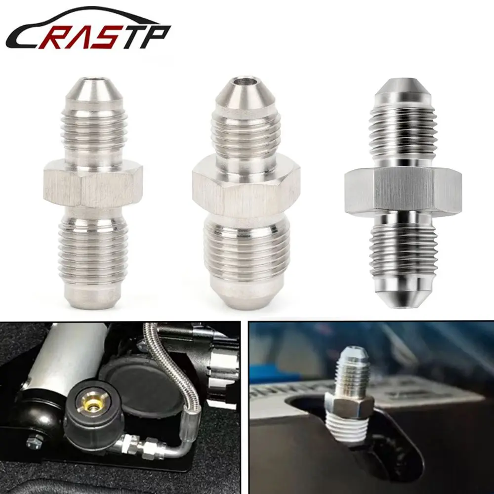 

RASTP-AN3-AN3 AN3-M10x1 AN3-M12x1 Stainless Steel Brake Hose Fitting Adapter Straight Hose End Car Fitting RS-HR063