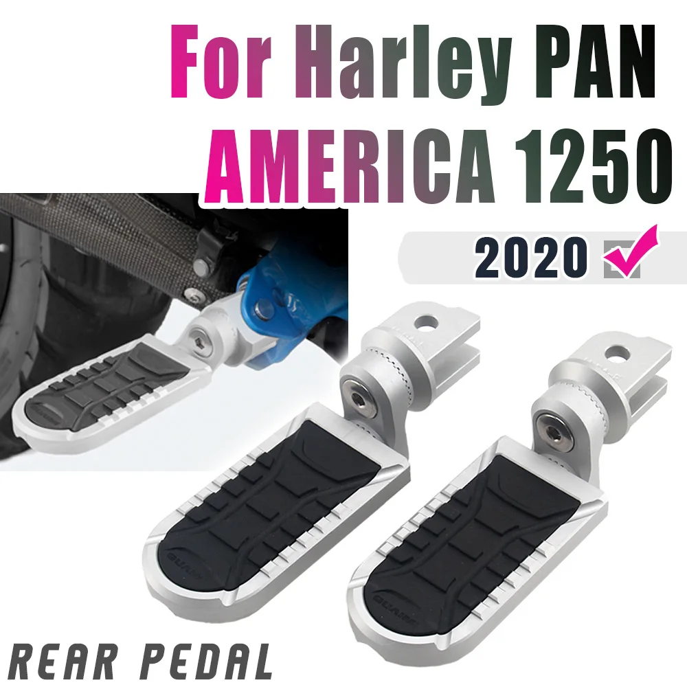 

For Harley Pan America 1250 Special 2020- 360 Degree Adjustable Foot Peg Rotatable FootPegs Rest Motorcycle Front Rider Footrest