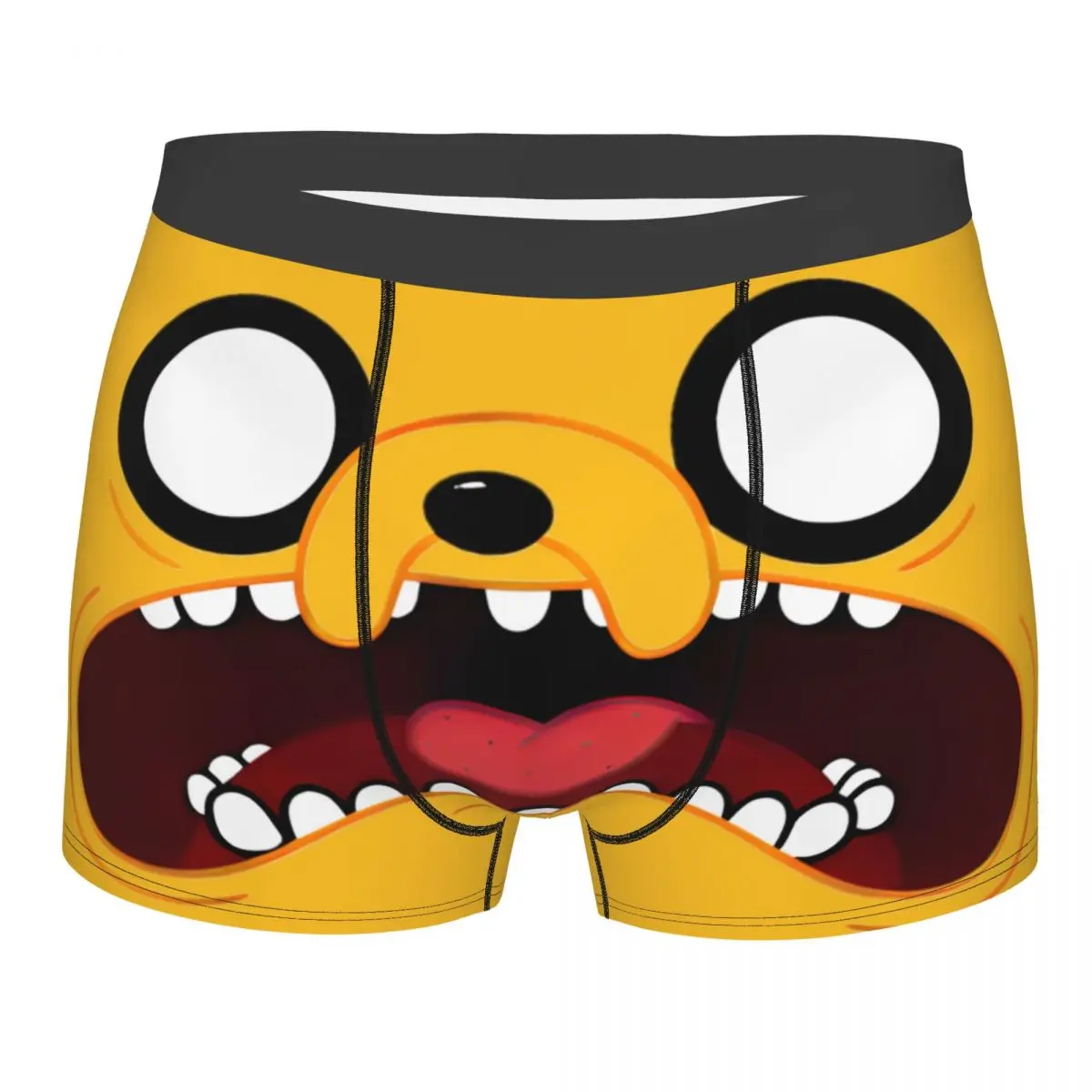 

Jake The Dog Men's Underwear Boxer Briefs Shorts Panties Humor Breathable Underpants for Homme S-XXL
