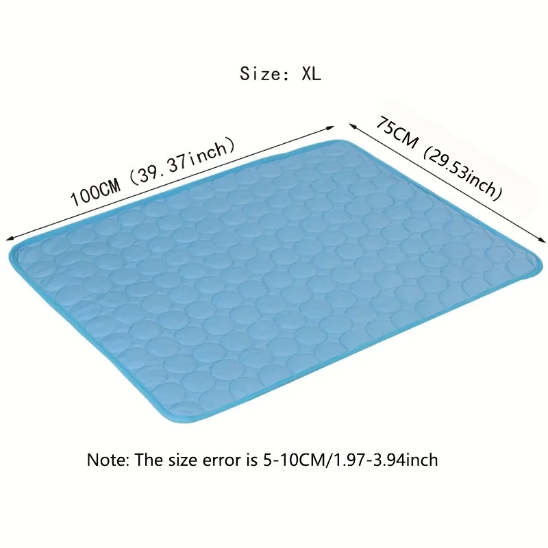 Pet Cooling Mat Summer Breathable Multiple Sizes Dog Sleeping Cushion Ice Cool Cat Mat Indoor Home Pet Accessories