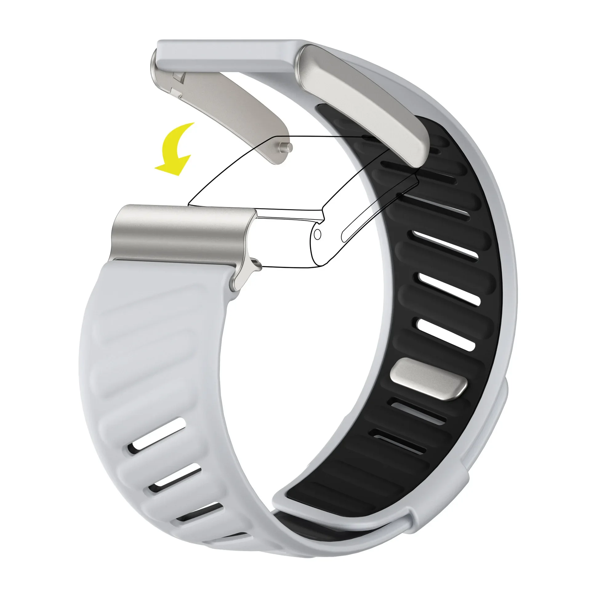 Soft Sport Wrist Band Sweatproof Silicone Watch Band Wear Resist Silicone Wristband Strap for WHOOP 4.0 Watch Accessories