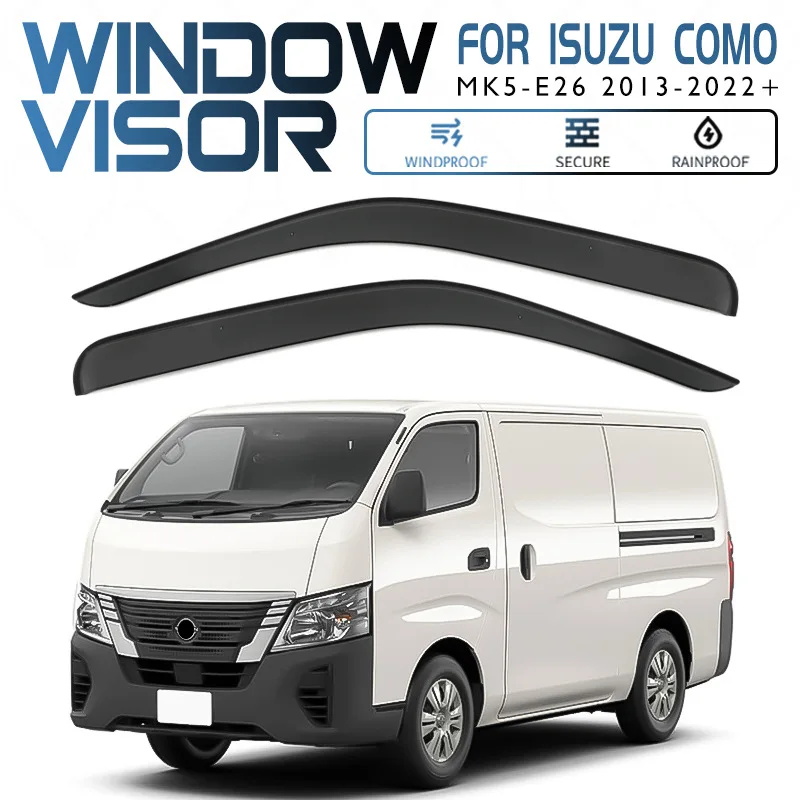 

For ISUZU Como 2013-2022 Car Window Visor Awning Shelters Windshield Side Window Rain Sun Shade Auto Accessories Car Styling