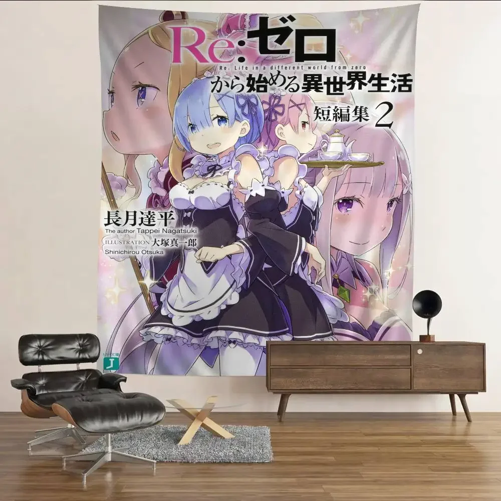 الرسوم المتحركة إعادة L-Life في D-Different W-World من Z-Zero الكرتون نسيج الجدار الشنق الديكور ديكور المنزل المنزلي #5