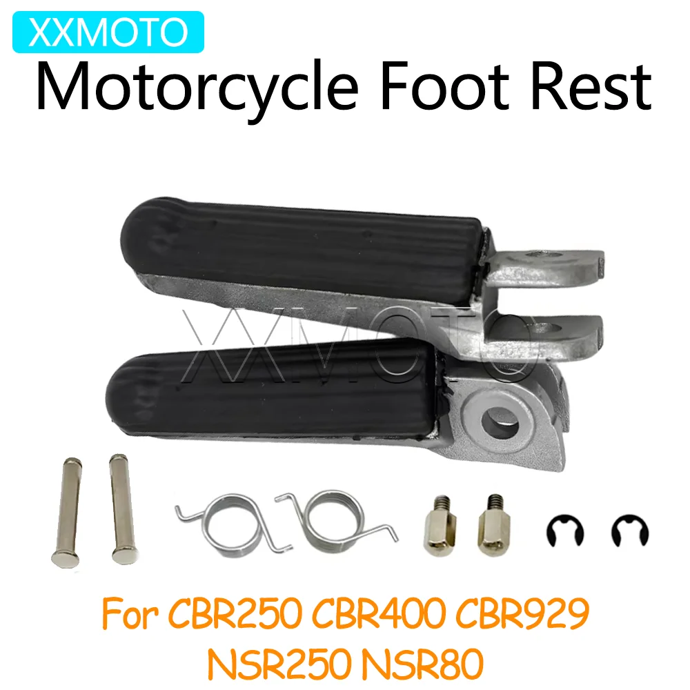 

For Honda CBR250 CBR400 CBR929 954 NSR250 NSR50 NSR80 CBR 250 400 929 NSR 250 80 Motorcycle Footrest Aluminum Foot Rests Pedal