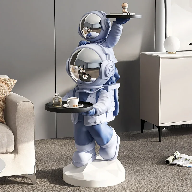 Large Indoor Astronaut Model Can Connect Bluetooth To Play Music Sculpture Sculptures & Figurines Home Aesthetic Decoration