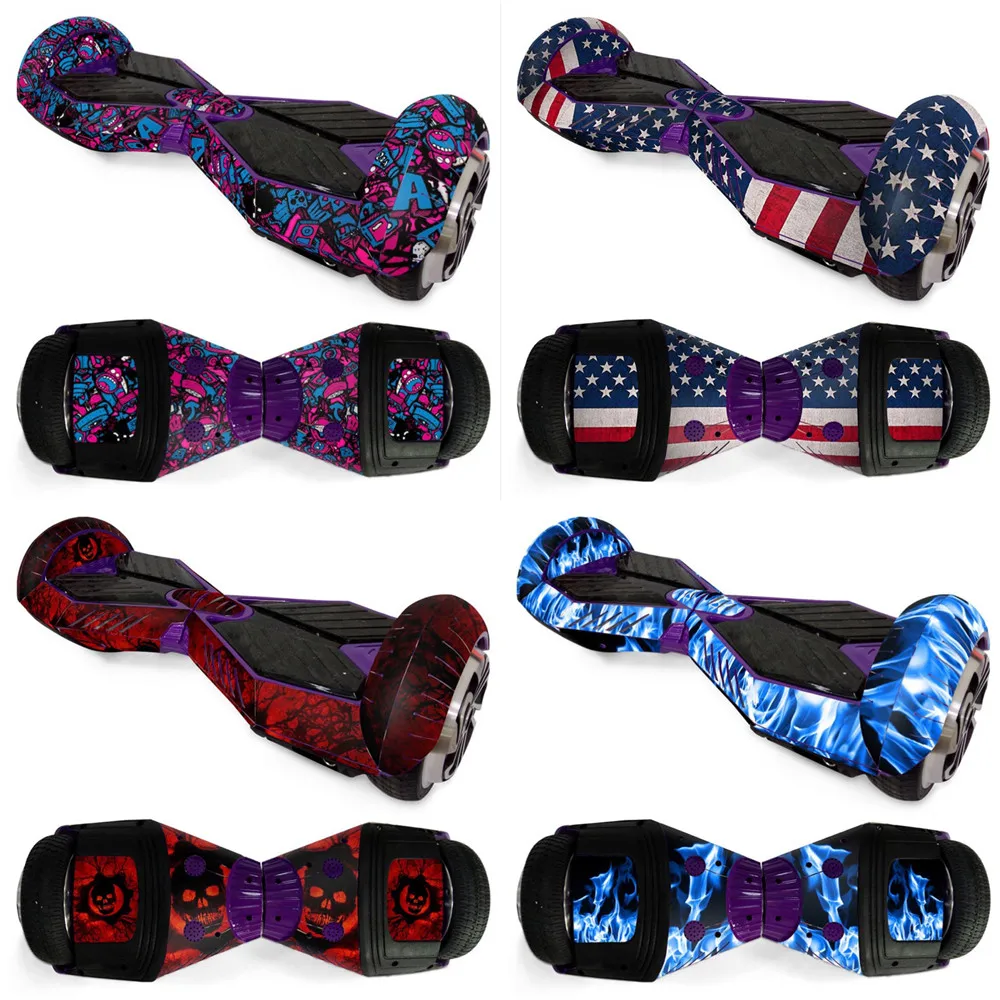 واقية جلد فينيل ملصق مائي ل 6.5 بوصة الذاتي موازنة مجلس سكوتر Hoverboard ملصق 2 عجلات سيارة توازن كهربائي فيلم