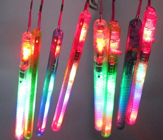 

700pcs Halloween Toys DHL Flashing Patrol Wand LED Glow Light Up Stick Concert Party Favors Blinking YH987