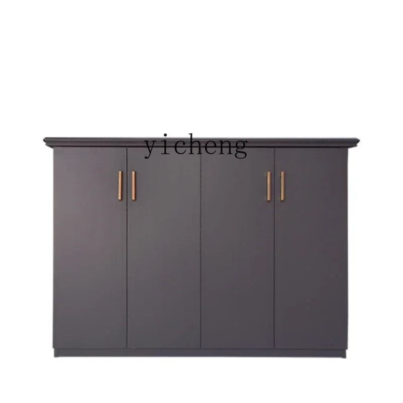 

garden courtyard entrance Chinese aluminum alloy shoe cabinet waterproof, sun-proof and moisture-proof outdoor storage locker