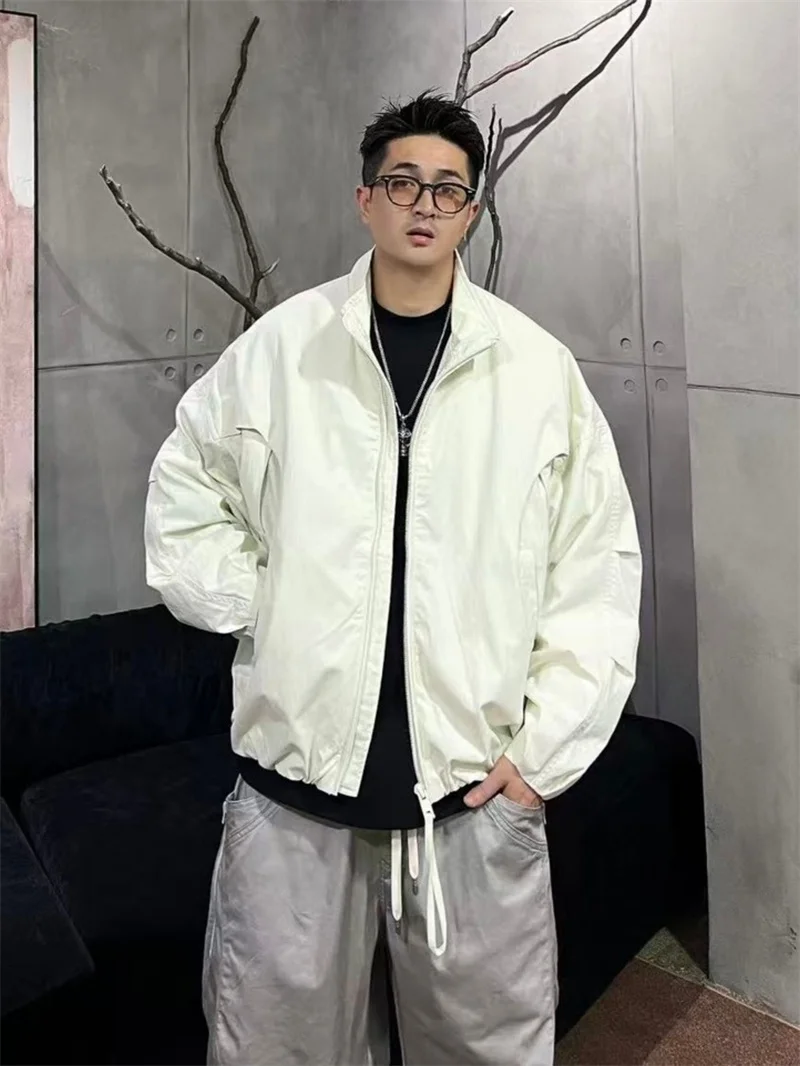 

Мужская повседневная свободная посадка Jaet с воротником-стойкой, нож Све, ветрозащитная верхняя одежда, модное осенне-зимнее пальто с кетками